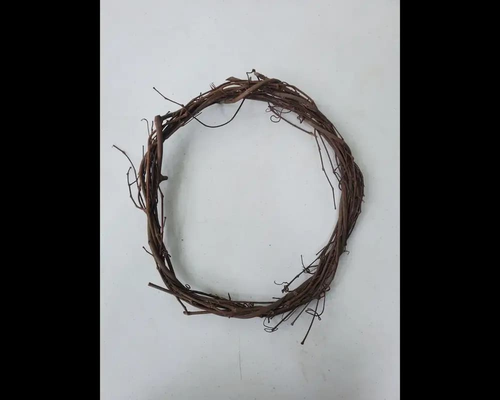 Natural grapevine wreath craft base
