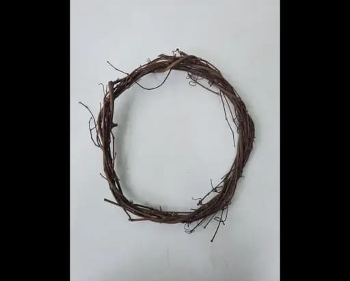Natural grapevine wreath craft base